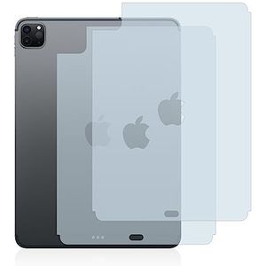 BROTECT 2x Schermbeschermer voor Apple iPad Pro 11"" WiFi Cellular 2020 (Achterkant, 2. Gen.) Screen Protector Transparant