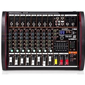 Audio DJ-mixer 8-kanaals Digitale Mixer Mixing Console Bluetooth USB Computer Power Live-uitzending Opname DJ-apparatuur Professioneel Podcast-apparatuur