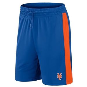 Fanatics MLB New York Mets Iconic Poly Short Woven Panels Shorts Korte broek, blauw, XXL