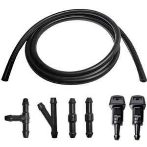 Ruitenwissersproeier Auto Voor Chrysler PT Voor Cruiser 2006 2007 2008 2009 2010 Kunststof Sproeier Voor De Achterruitsproeier(Black02)