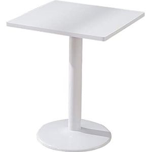 Prachtige eettafel, eenvoudige commerciële vierkante onderhandelingssalontafel (60x60x75cm), balkon slaapkamer vrijetijdstafel, kleine ontvangsttafel (kleur: G)