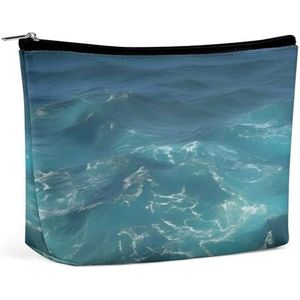 NKJJSTES Grote Capaciteit Kosmetische Zak Waterdichte Kosmetische Organisator De Diepe Blauwe Zee Cosmetische Toebehoren Organizer, De Deep Blue Sea, Eén maat