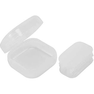 Brensty Kauw Automatische tandenborstel, 360 graden reiniging, siliconen tandenborstel voor volwassenen, automatisch spugen, bubbel, verjaardag en Valentijnsdag, transparant