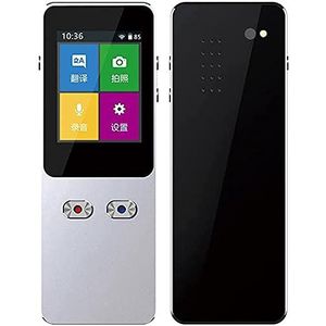 Fly YUTING Nieuwe T9+ offline draagbare intelligente stemvertaler Meertalige instantvertaler Zakelijke reisvertaalmachine, wit Decoration