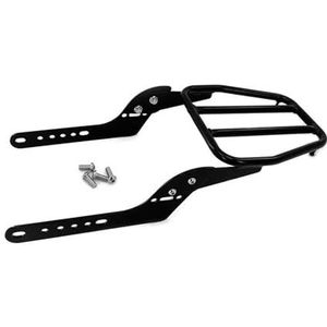 Motorfiets Bagagedrager Voor CL250 CL300 CL500 2023 2024 Motorfiets Achterpassagier Afneembare Rugsteun Achterbagagerek Vrachtplank Motorcylce Bagagerek(C-Black)