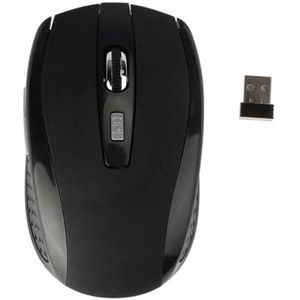 Draagbare Optische Muis 2000DPI Ergonomische Handvatten 6 Knoppen Draadloze Muis voor PC