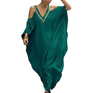 YouKD - Kaftan - Zomer - Lange Jurk - Schouderloos - V-hals