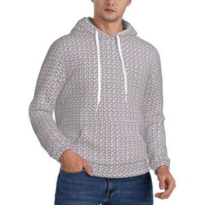 OAZCVBNN Bloemen van de Schedeldruk Unisex Manier Hooded Pullover Casual Wear voor Openluchtactiviteiten en het Kamperen, Zwart, XS