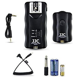 JJC Flash Trigger Draadloze Afstandsbediening Ontspanknop Voor Can. R5 R3 5D Mark IV III II 6D 6D Mark II 7D 7D Mark II 1Dx Mark II 5Ds 5Ds R 1D C 1D X 1Ds Mark III II 1D Mark IV III 1D Mark II N 1D