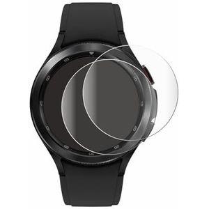 BROTECT Full-Cover Screen Protector voor Samsung Galaxy Watch 4 Classic (46mm) (2 Stuks) - Full-Screen Schermbeschermer, 3D Curved