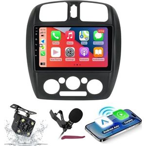 Android 14 Auto Stereo Navi voor M-azda 323 (2000-2003) 9 ""QLED-scherm Autoradio met draadloze carplay Android Auto GPS-navigatie met Bluetooth 5.0 HIFI FM 5G-WiFi SWC RDS MIC,M300s
