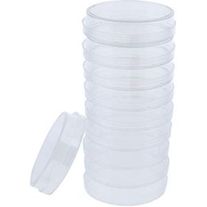 Lab Plastic Petrischaal Steriele Celweefsel Cultuur Schotel & Deksel 35mm, 75 mm., 75mm, als beschrijving