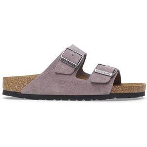 ARIZONA (SUEDE) - Sandalo da donna in pelle BIRKENSTOCK con doppia fascia 36/FADED PURPLE-N