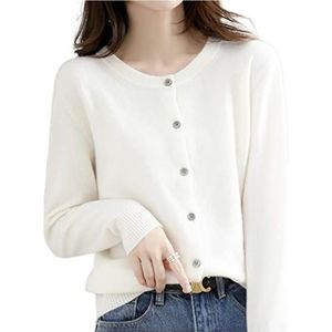 MOGSA Vest Truien Vrouwen Vesten Trui O-hals Lente Herfst Gebreide Kasjmier Vesten Single Breasted Womens Truien