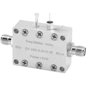 KWWEWEB 0.02-6GHz LNA Versterker Hoge Lineaire en Hoge Aanwinstenrf Voorversterker Met geringe geluidssterkte met SMA-Vrouwelijke Schakelaar