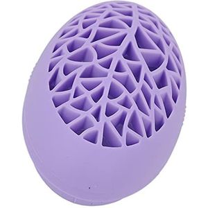 Make-upborstelreiniger, Draagbare Cosmetische Borstelhouder, Veilige Zachte Organizer voor Poederkamers voor Vrouwen (PURPLE)