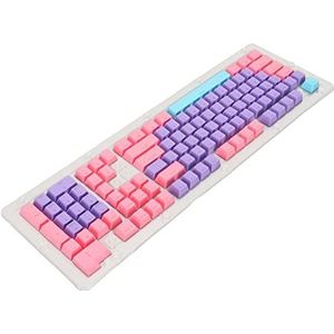 Gaming-Toetsenborden PBT-Toetsenborden OEM-Toetsenborden Hoogte van 108 Toetsen voor Mechanisch Toetsenbord (Paars Roze Blauw)