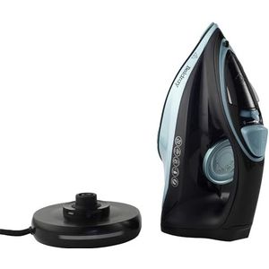 Beldray BEL01609IBVDE 2 in 1 Steam Iron – Corded or Cordless Steam Iron with Dual Precision Ceramic Soleplate, 230ml Water Tank with Spray Function, Variable Temperature Control, Anti-Calc, 2600W