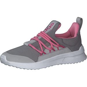 adidas Lite Racer Adapt 5.0 K Sneakers voor kinderen, uniseks, Grey Two Grey Three Team Real Magenta, 38 EU