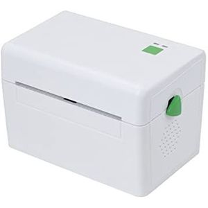 Etiketprinters Express Waybill Product Prijs Barcode Qr Code Sticker 30-108mm USB Bluetooth thermische verzending label printer met beugel (Color : USB White, Size : M)