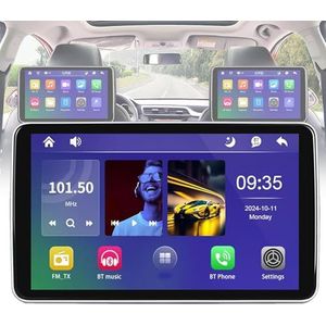 Autohoofdsteun TV-speler Voor De Achterbank, Ondersteuning Voor Draadloze Verbinding Zonder Netwerk, Entertainment Voor De Achterbank, 10,1 Inch Autoradio