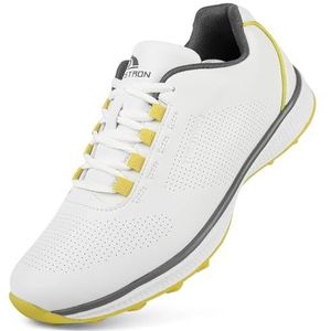 PENXZT Waterdichte en spikeloze golfschoenen voor heren Antislip, lichtgewicht en ademende golfsportsneakers,A,39 EU