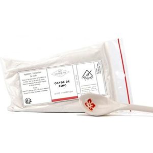 MY COSMETIK - Zinkoxide - Herstellend cosmetisch actief ingrediënt - 100% zinkoxide van minerale oorsprong - Normale tot gevoelige huid - Cosmetische kwaliteit - Gemaakt in Frankrijk - 50 g
