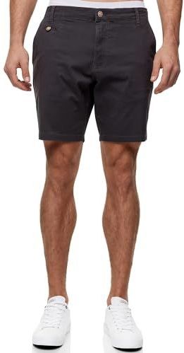 INDICODE JEANS - Sylvester - Broek - Antraciet - Katoen, Ritssluiting, Regular Pasvorm