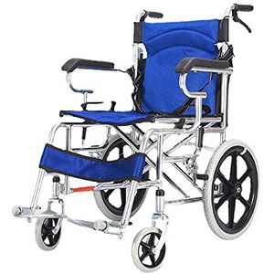 Rolstoelen Opvouwbare rolstoelen, opvouwbare rolstoel Familie-reisscooter voor ouderen, met een nettogewicht van 11 kg, geen opblaasbare kleine wielen, multifunctionele uitgebreide upgrade
