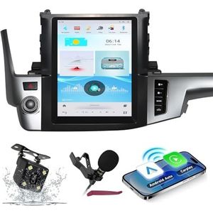 Android 15 Autoradio Navi voor T-oyota Highlander (2014) 12.1 ""Touchscreen Car Multimedia Player met draadloze carplay GPS-navigatie Bluetooth 5.0 HIFI FM 5G-WiFi SWC DSP MIC,4g+64g