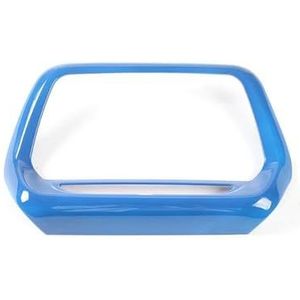 Interieur Decor Auto Scherm Navigatie GPS Paneel Decoratie Frame Cover Stickers voor Camaro 2017 Up Interieur Decoratie(Blauw)