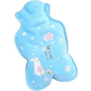 Warmwaterkruik 2 stuks cartoon hand po warmwaterfles mini warmwaterflessen draagbare handwarmer meisjes zak handen voeten warm water zakken warm water zak (TZ)