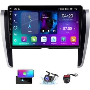 Android 13 GPS-Autoradio voor Toyota Allion T260 2007-2020 9 inch Touchscreen met Bluetooth/SWC/FM RDS DAB+ Radio/Carplay Android Auto/DSP Video Stereo Speler + DVR Achtercamera(NF-1)