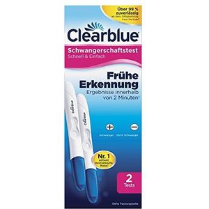 Clearblue - Zwangerschapstest - Vroege Herkenning - 2-pack - Betrouwbaar