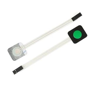 OUMIFAND 1 stks/5 stuks membraanschakelaar toetsenbord 1 sleutel matrix membraanschakelaar rood groen grijs geel toetsenbordbord (kleur: groen, maat: 1 stuks)