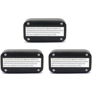 LQNXAVUD Universele OEM-chip-reset LC3111 LC3117 LC3119 LC3129 compatibel met MFC-J6580CDW J6980CDW J6995CDW printers (3 stuks 120 timers)