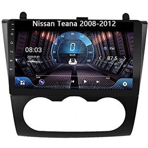 Android 10 Bluetooth Autoradio Dubbel Din Multimedia Speler 9 inch Touchscreen Auto Stereo Voor Nissan Teana 2008-2012 Met GPS Ondersteuning Spiegel Link/Stuurbediening Dual USB Backup Camera (Color
