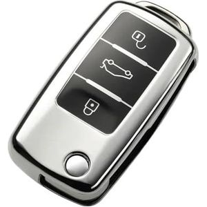 Autosleutel beschermhoes Voor Polo Voor Passat B5 B6 B7 Auto Tpu Autosleutel Case Cover Voor Golf 4 5 6 MK6 Voor Jetta Voor Lavida Voor Octavia Sleutel Shell(4)