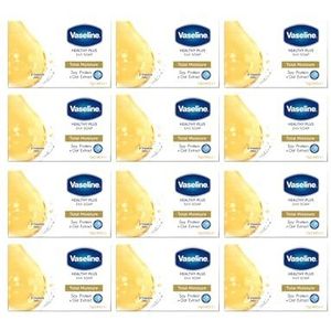 Vaseline Healty Plus Total Moisture Zeep, 12x75g, 12 Stuk