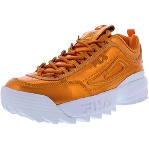 Fila Strada Disruptor Sneaker voor heren, Zon Oranje Zon Oranje Wit Oranje, 43 EU
