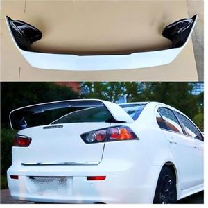 Auto staart vleugel Auto Achtervleugel Primer Kleur Achterspoiler Voor Mitsubishi Voor Lancer Voor Evo Spoiler 2010-2014 Spoiler Abs Materiaal Dakspoiler (Kleur : Unpainted Primer)