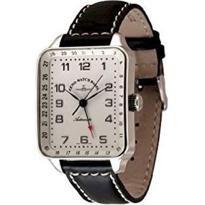 Zeno-Watch Mens Horloge - SQ Retro Pointer datum - 131Z-e2