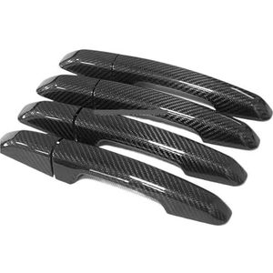 Buitendeurgreep afdekking Auto linker buitendeurgreep voor Jaguar XE X760 2015-2022 Accessoires Koolstofvezel deurgreep afdekking(2)
