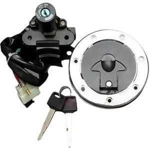 Voor Ninja ZX-6R ZX7R ZX7RR ZX9R ZZR400 ZZR600 ZXR400 ZXR750 1991-2006 Contactslot Slot Brandstoftankdop Met Sleutelset Motorfiets Contactslot