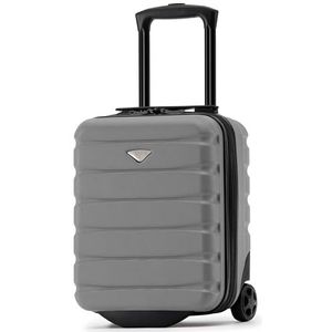 Flight Knight Lichtgewicht ABS-koffer met 2 wielen, harde koffer, handbagage voor in de cabine, goedgekeurd voor meer dan 100 luchtvaartmaatschappijen, waaronder British Airways, Ryanair en easyJet