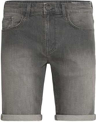 Blend - BHJoel - Korte Denimbroek - Grijs - Regular Fit