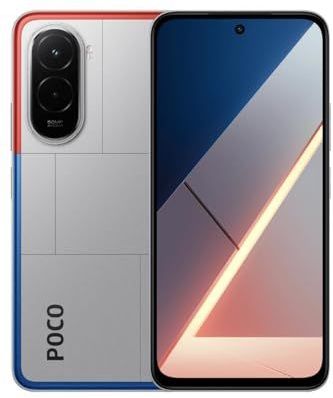 Xiaomi - Poco M7 - Smartphone - Zilver - 256 GB - 6,9 inch - Hybride dubbele SIM - 4G