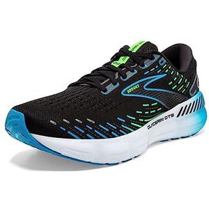 Brooks Glycerine Gts 20 heren Hardloopschoen, Black Hawaiian Ocean Green, 45 EU