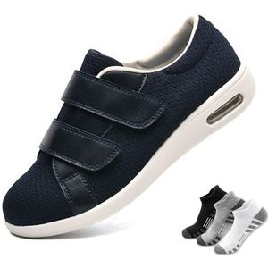 Diabetische Damesschoenen,Sportschoenen Voor Ouderen Met Voetpijn(Blue,49EU)