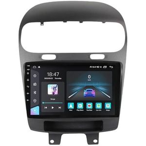 Android 14 Bluetooth autoradio voor Dodge Journey/Fiat Freemont Leap 2012-2020 9 Inch 2 Din Car Stereo Radio met CarPlay AHD Omgekeerd beeld Bedieningselementen op het stuur(S1 1G+32G)